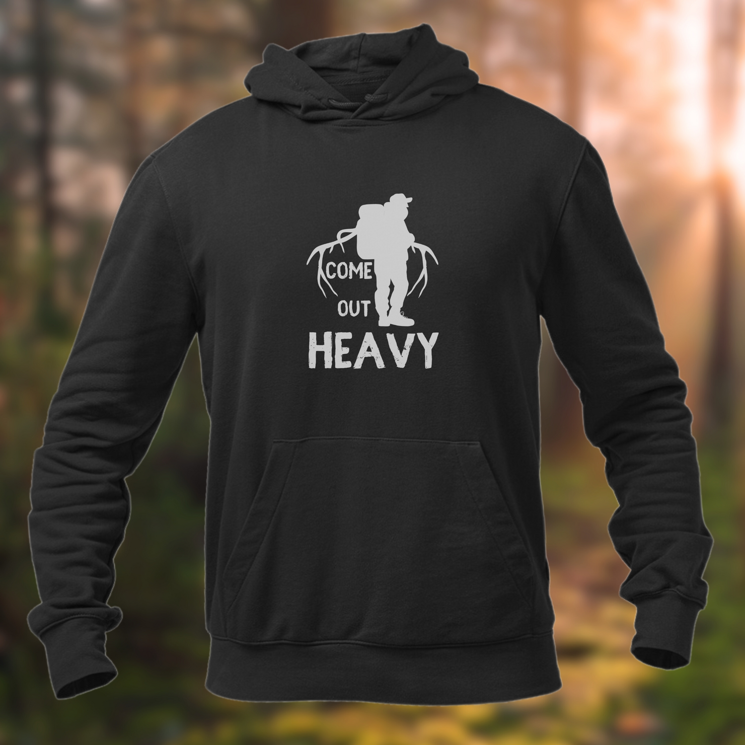 Western Elk Hunting Hoodie - Come Out Heavy