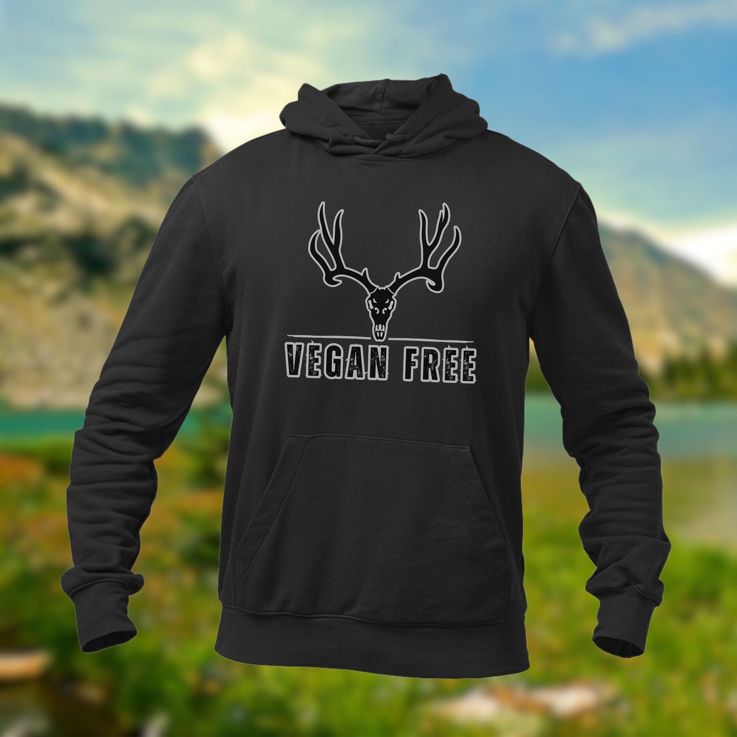 Hunting Hoodie - Vegan Free - Mule Deer