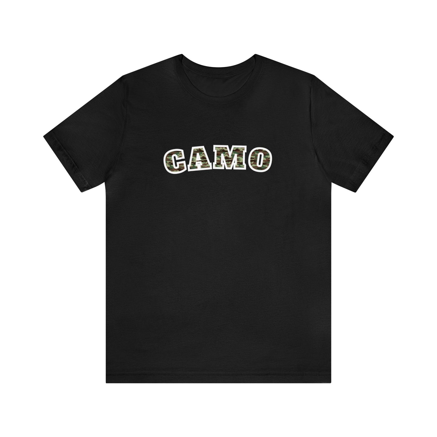Western deer hunting t-shirt, color black, front design placement